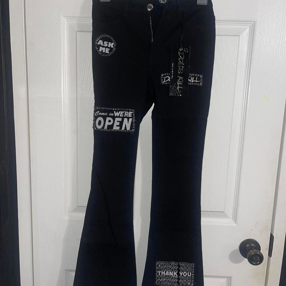 Dolls-kill Women's Black Jeans - Size XS Flare